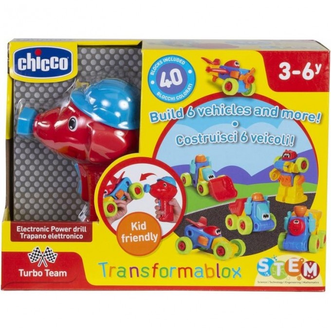 Игрушка конструктор CHICCO Трансформаблокс, Разноцветный 00010003000000 Игрушка конструктор CHICCO Трансформаблокс, Разноцветный 00010003000000