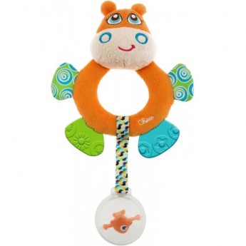 Игрушка-погремушка CHICCO Бегемот Hippo 3+