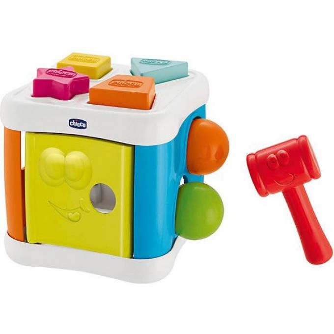 Игрушка-сортер 2 в 1 CHICCO "КУБ" 10-36 м 00009686100000 Игрушка-сортер 2 в 1 CHICCO "КУБ" 10-36 м 00009686100000