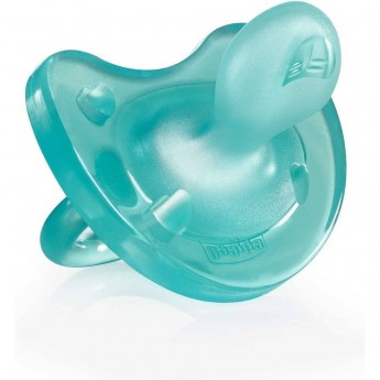 Пустышка силиконовая CHICCO PHYSIO SOFT 0-6м, голубая Пустышка силиконовая CHICCO PHYSIO SOFT 0-6м, голубая